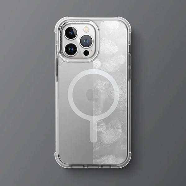 UNIQ etui Combat Luminous iPhone 16 Pro6.3" Magclick Charging biały/white