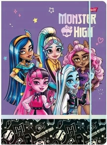 Teczka z gumką na dokumenty A4 MONSTER HIGH UNIPAP