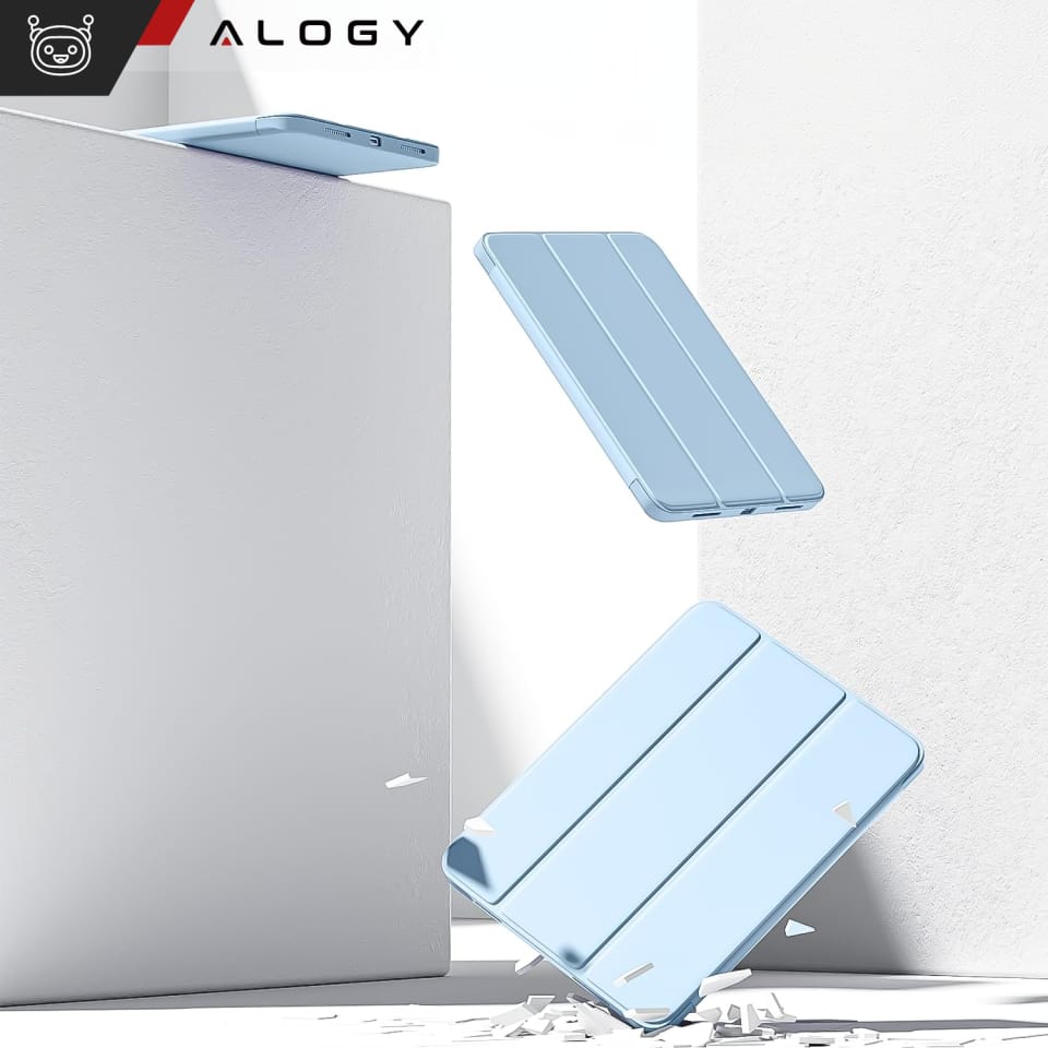 Etui do Apple iPad 10gen. 10.9" 2022 / A16 11gen. 11" 2025 obudowa na tablet Alogy Smart Case Pencil Holder Granatowe