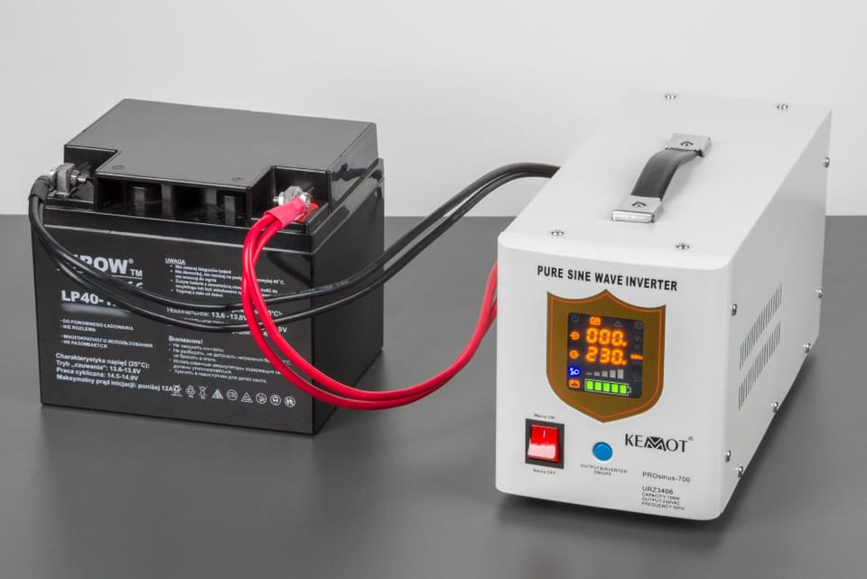 Akumulator żelowy Vipow (12 V, 9 Ah)