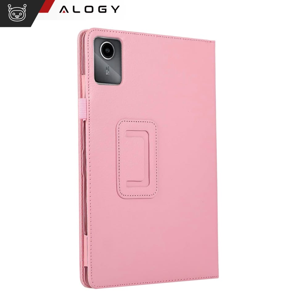 Etui do Lenovo Tab K11 / K11E 11” M11 10.95" TB330FU/TB330XU/TB331FC stojak pokrowiec obudowa z klapką na tablet Case Alogy Różowe