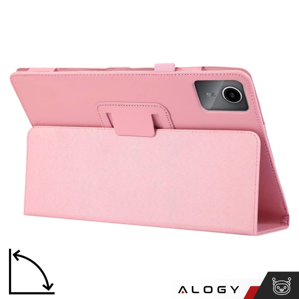 Etui do Lenovo Tab K11 / K11E 11” M11 10.95" TB330FU/TB330XU/TB331FC stojak pokrowiec obudowa z klapką na tablet Case Alogy Różowe