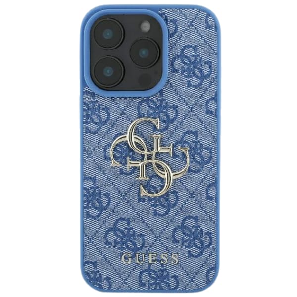 Guess GUHCP16S4GMGBL iPhone 16 6.1" niebieski/blue hardcase 4G Big Logo