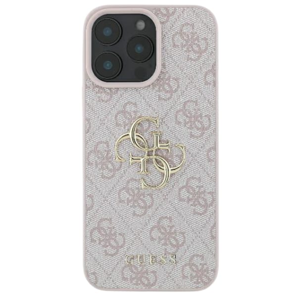 Guess GUHCP16S4GMGPI iPhone 16 6.1" różowy/pink hardcase 4G Big Logo