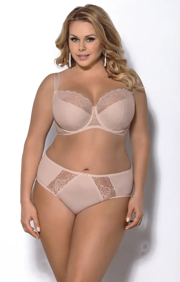 Gorsenia K357 Blanca semi-stiffened bra