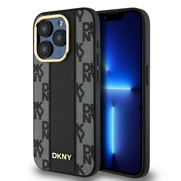 DKNY DKHMP16LPCPVSLK iPhone 16 Pro 6.3" czarny/black hardcase Checkered Pattern Magsafe