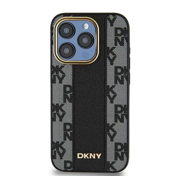 DKNY DKHMP16LPCPVSLK iPhone 16 Pro 6.3" czarny/black hardcase Checkered Pattern Magsafe