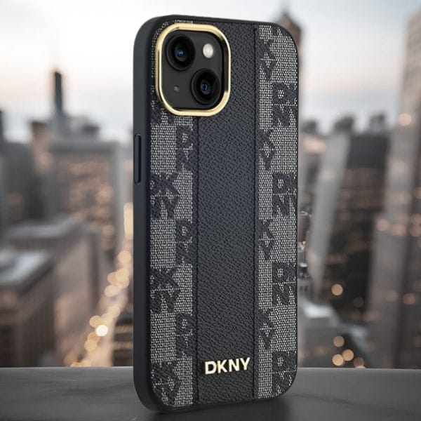 DKNY DKHMP16MPCPVSLK iPhone 16 Plus 6.7" czarny/black hardcase Checkered Pattern Magsafe