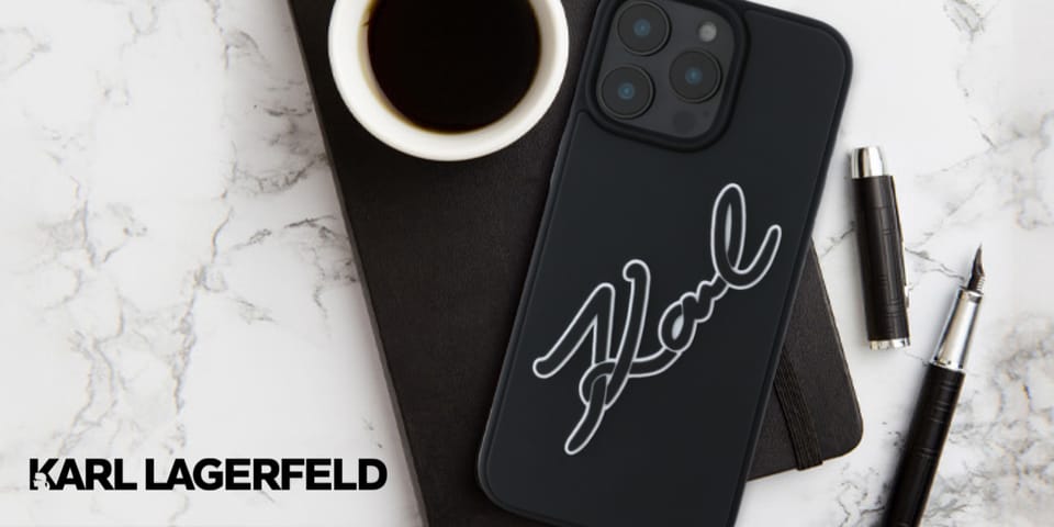 Karl Lagerfeld KLHCP16X3DRKSDLK iPhone 16 Pro Max 6.9" czarny/black hardcase 3D Rubber Bicolor Signature