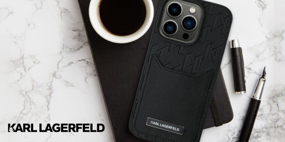 Karl Lagerfeld KLHCP16SPGKHPRPK iPhone 16 6.1" czarny/black hardcase Cardslots Monogram