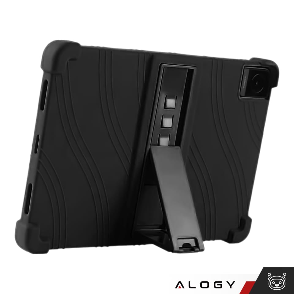 Etui do TCL TAB 10 Gen2 8496G 10.36" 10.4 obudowa na tablet silikonowe Alogy Stand Case Czarny