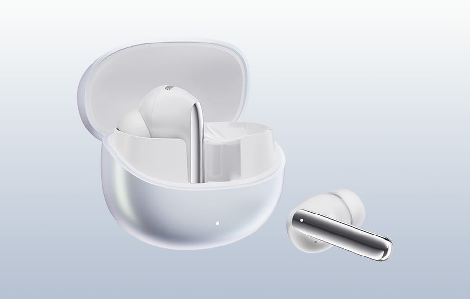 Słuchawki TWS QCY MeloBuds Pro HT08, ANC  (białe)