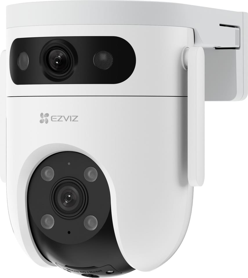 Kamera IP EZVIZ CS-H9C (5MP + 5MP) 4mm Kolorowy noktowizor, wykrywanie ludzi / pojazdów, inteligentne śledzenie iki 8m, aktywna obrona, dwukierunkowa rozmowa, 8xdigital