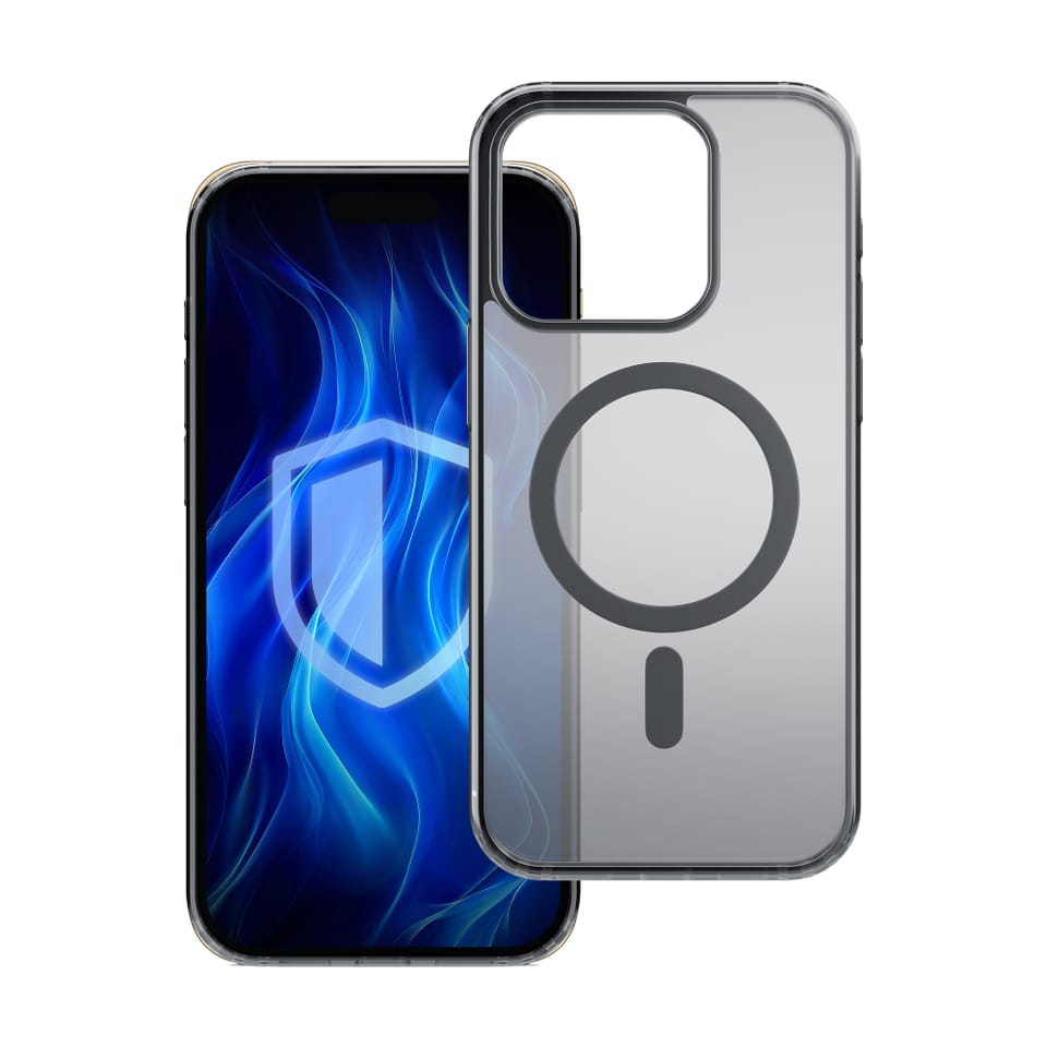 3MK Frosty MagCase iPhone 12 Pro Maxczarny/black