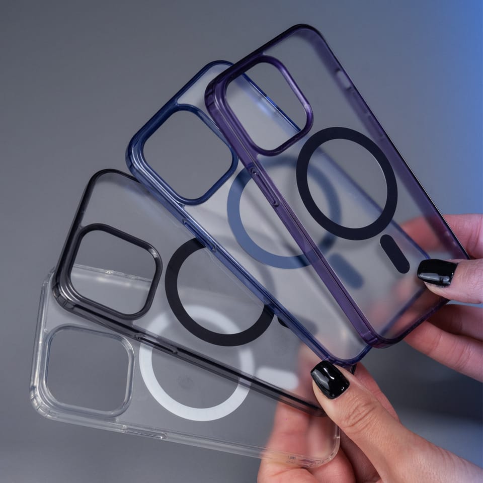 3MK Frosty MagCase iPhone 12 Pro Maxczarny/black