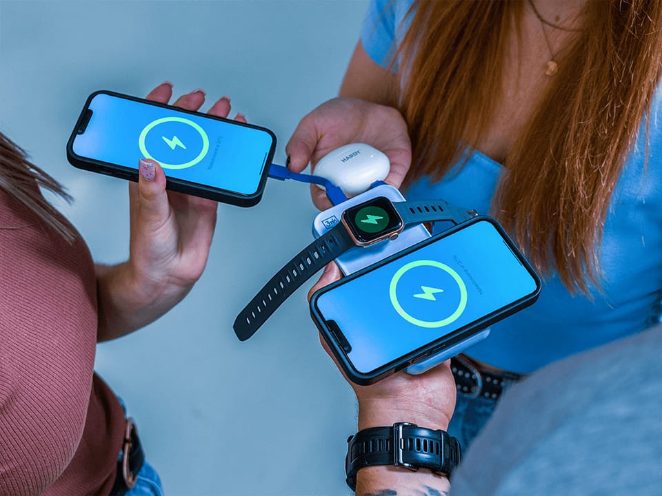 3MK Powerbank PastelUp 10,000mAh 22.5W z Magsafe + ładowanie Apple Watch biały