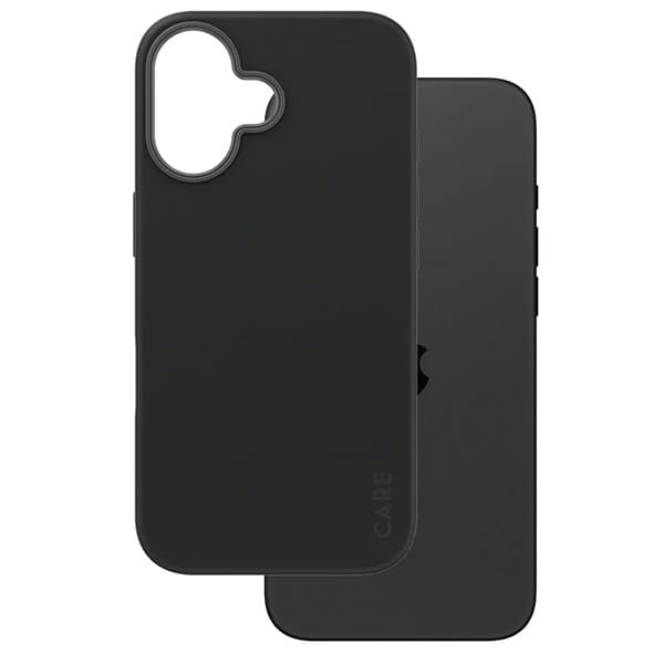CARE by PanzerGlass Case Fashion Black MagSafe iPhone 16 | CARE