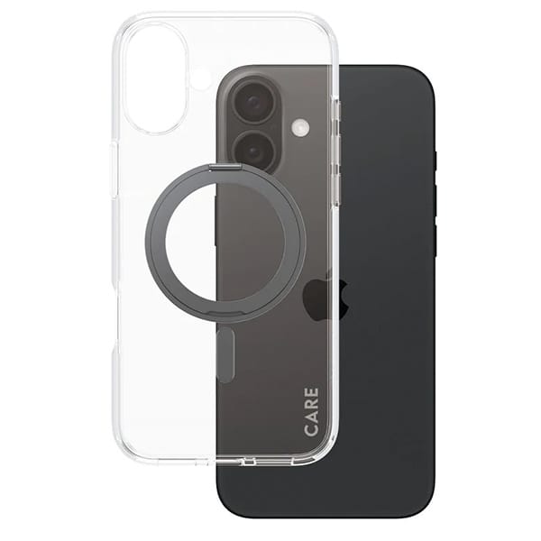 Etui CARE by PanzerGlass Feature         Kickstand Case iPhone 16 Plus 6,7" czarny/black MagSafe 1323