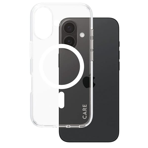 CARE by PanzerGlass Case Flagship White MagSafe iPhone 16 | CARE