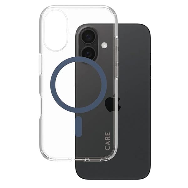 Etui CARE by PanzerGlass Flagship Case   iPhone 16 6,1" niebieski/blue MagSafe 1365