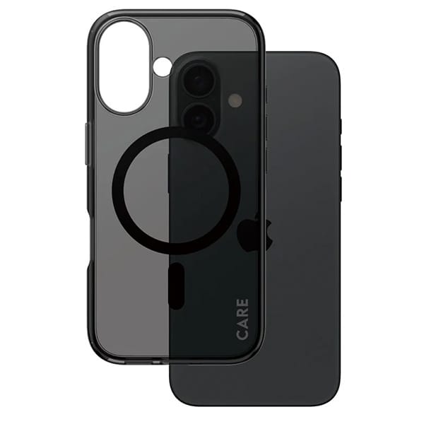 Etui CARE by PanzerGlass Flagship Case   iPhone 16 6.1" dymny/smokey MagSafe 1349