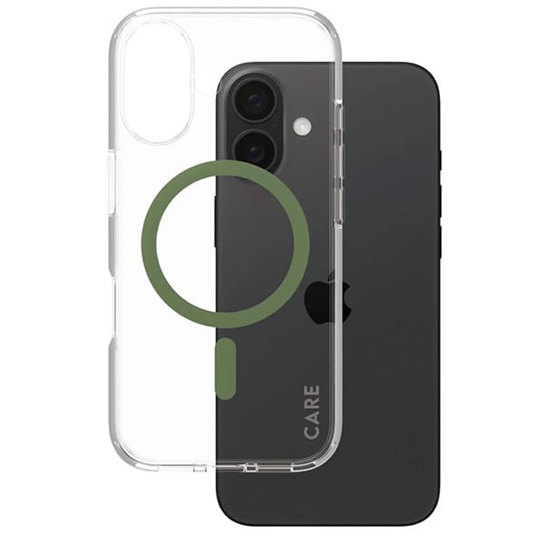 CARE by PanzerGlass Flagship Case iPhone 16 6.1" zielony/green MagSafe 1369