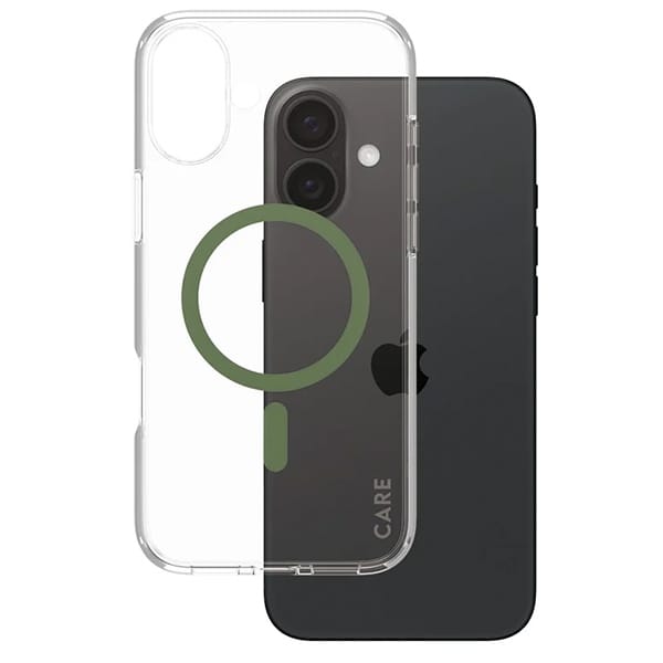 Etui CARE by PanzerGlass Flagship Case   iPhone 16 Plus 6.7" zielony/green MagSafe 1371