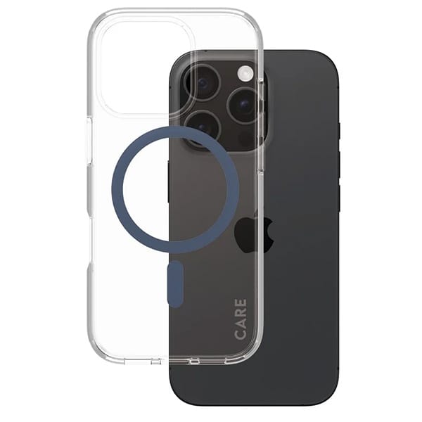 Etui CARE by PanzerGlass Flagship Case   iPhone 16 Pro 6,3" niebieski/blue MagSafe 1366