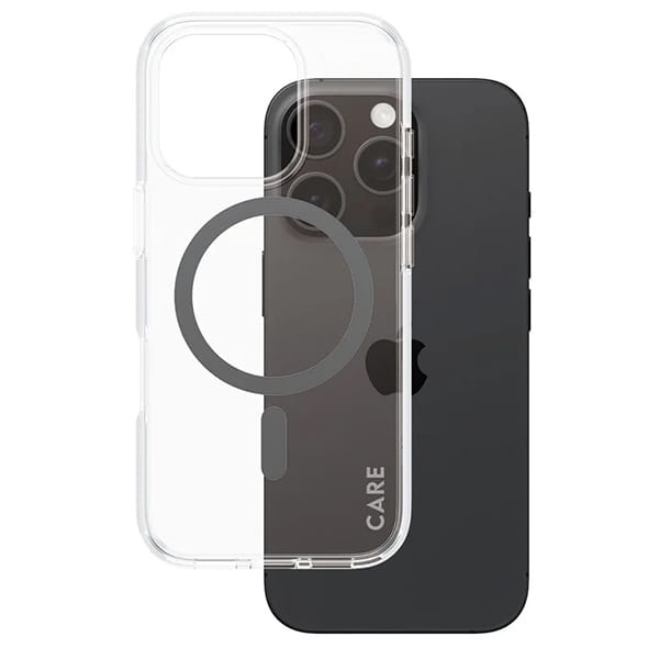 CARE by PanzerGlass Case Flagship Black MagSafe iPhone16 PRO | CARE