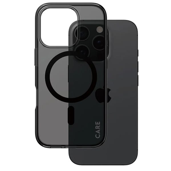 Etui CARE by PanzerGlass Flagship Case   iPhone 16 Pro 6.3" dymny/smokey MagSafe 1350