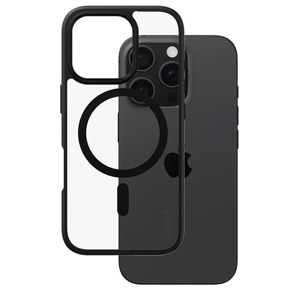 CARE by PanzerGlass Case Flagship Urban Combat Black MagSafe iPhone16 PRO | CARE