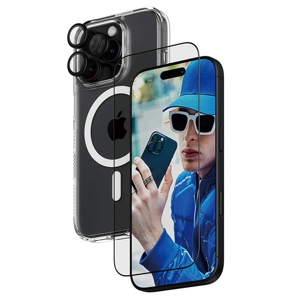 PanzerGlass Bundle 3in1 iPhone 16 Pro6.3" D3O Hardcase + Screen Protector UWF+ Lens B1292+2862+1284