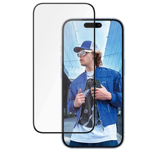 PanzerGlass Ceramic Screen ProtectoriPhone 16 / 15  6.1" Ultra-Wide Fit 2853
