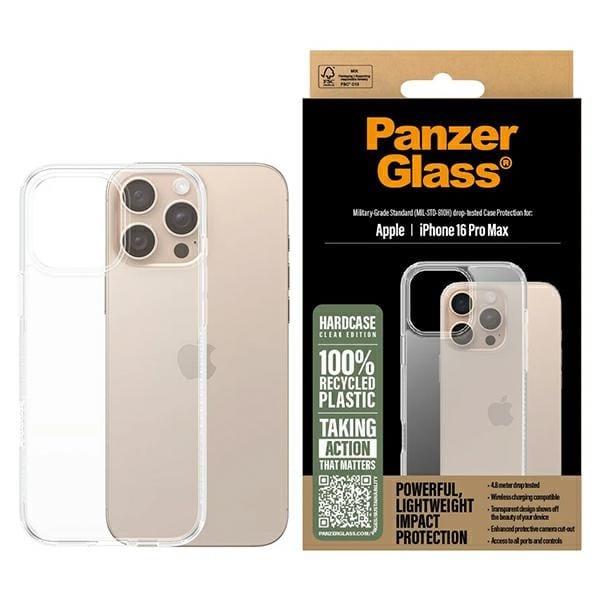 PanzerGlass HardCase iPhone 16 Pro Max6.9" przezroczysty/transparent 1290