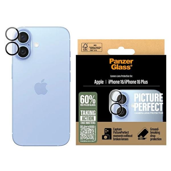 PanzerGlass PicturePerfect LensProtector iPhone 16 6.1" / 16 Plus 6.7" 1279