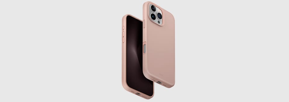 UNIQ etui Lino Hue iPhone 16 Pro Max 6.9" Magclick Charging różowy/blush pink