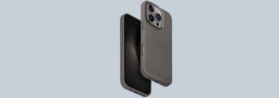 UNIQ etui Lyden iPhone 16 Pro Max 6.9" Magclick Charging szary/flint grey