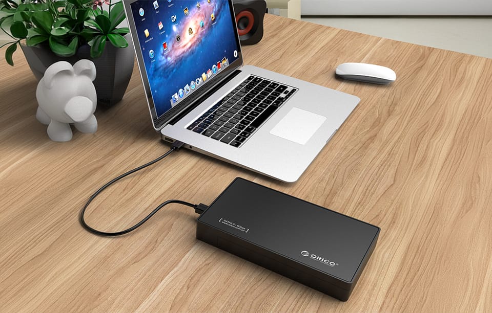 Obudowa dysku Orico 3588 HDD/SSD 3,5", 5Gbps, USB-A do USB-B (czarna)