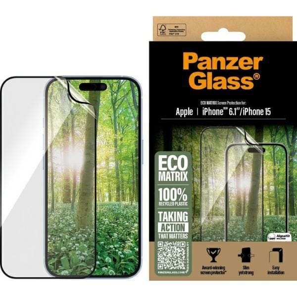 PanzerGlass MATRIX Screen ProtectoriPhone 16 6.1" Ultra-Wide Fit 2869