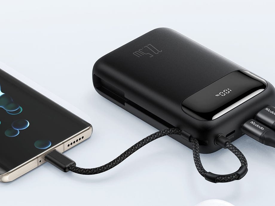 Power bank Mcdodo MC-3720 20000mAh, USB-C, USB-A, kabel USB-C