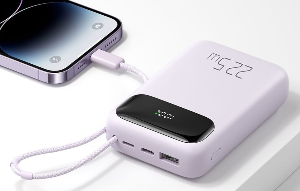 Power Bank Mcdodo MC-3255 10000mAh, 22.5W, do Light (fiolet)