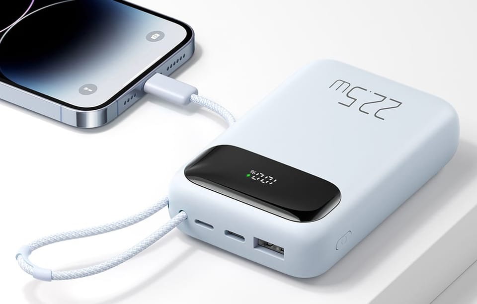 Power Bank Mcdodo MC-3254 10000mAh, 22.5W, do Light (niebieski)