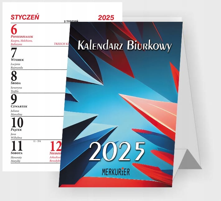 Kalendarz biurowy pionowy MERKURIER B1 BESKIDY