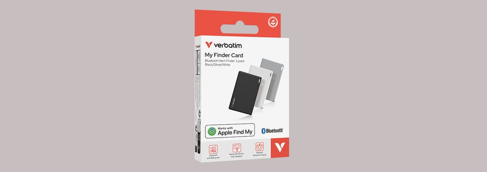 Verbatim My Finder Card Bluetooth czarny  srebrny biały/black silver white - urządzenie do śledzenia 3szt MYFCR-03BSW 32141