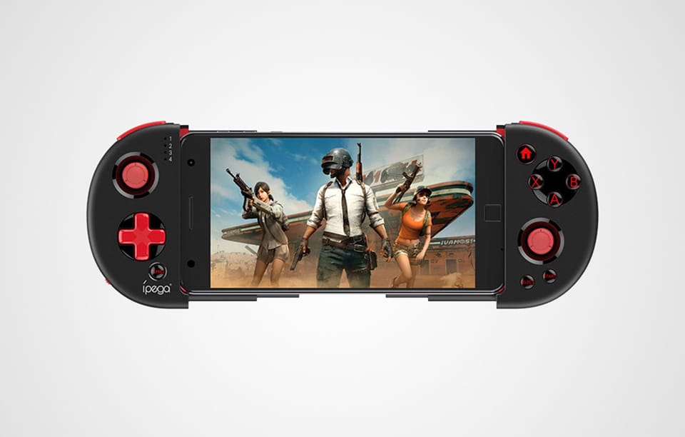 Kontroler bezprzewodowy / GamePad iPega PG-9087s z uchwytem na telefon