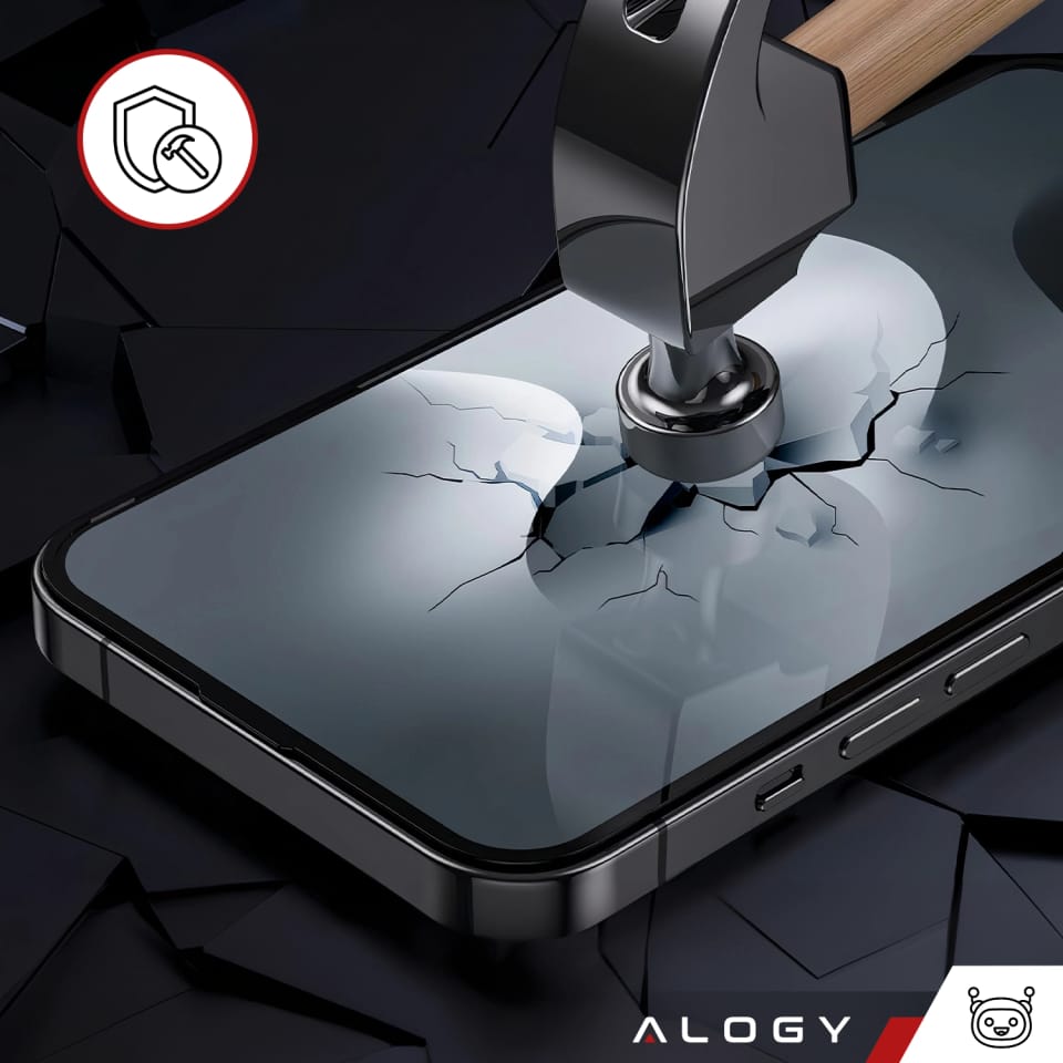 3w1 Zestaw Etui Hybrydowe + Szkło do Apple iPhone 16 Pro Max obudowa ochronna Hybrydowe MagSafe z ochroną obiektywu case + 2x Szkło hartowane ochronne na telefon Alogy 3in1 Case Pack Różowe