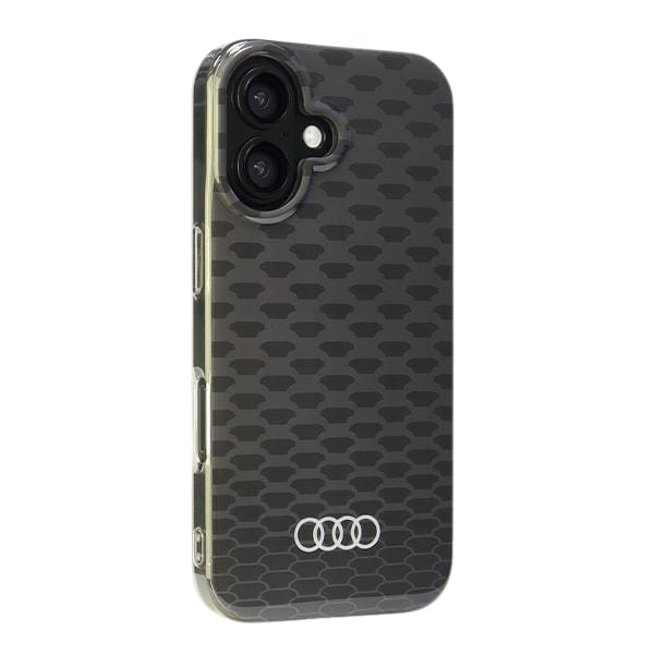 Audi IML Stitching Pattern MagSafe iPhone 16 6.1" czarny/black hardcase AU-IMLMIP16-Q5/D3-BK