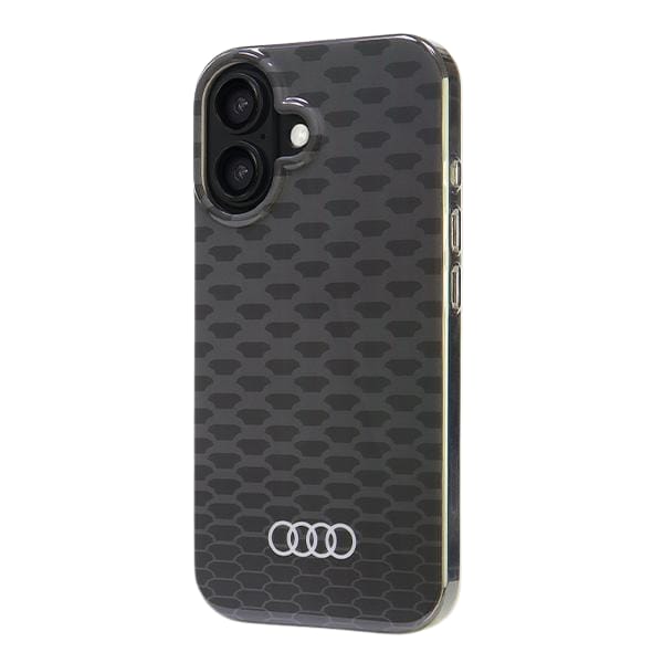 Audi IML Stitching Pattern MagSafe iPhone 16 6.1" czarny/black hardcase AU-IMLMIP16-Q5/D3-BK