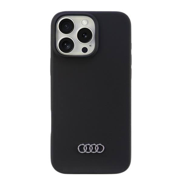 Audi Silicone Case iPhone 16 Pro Max 6.9" czarny/black hardcase AU-LSRIP16PM-Q3/D1-BK