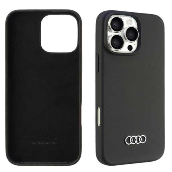 Audi Silicone Case iPhone 16 Pro Max 6.9" czarny/black hardcase AU-LSRIP16PM-Q3/D1-BK